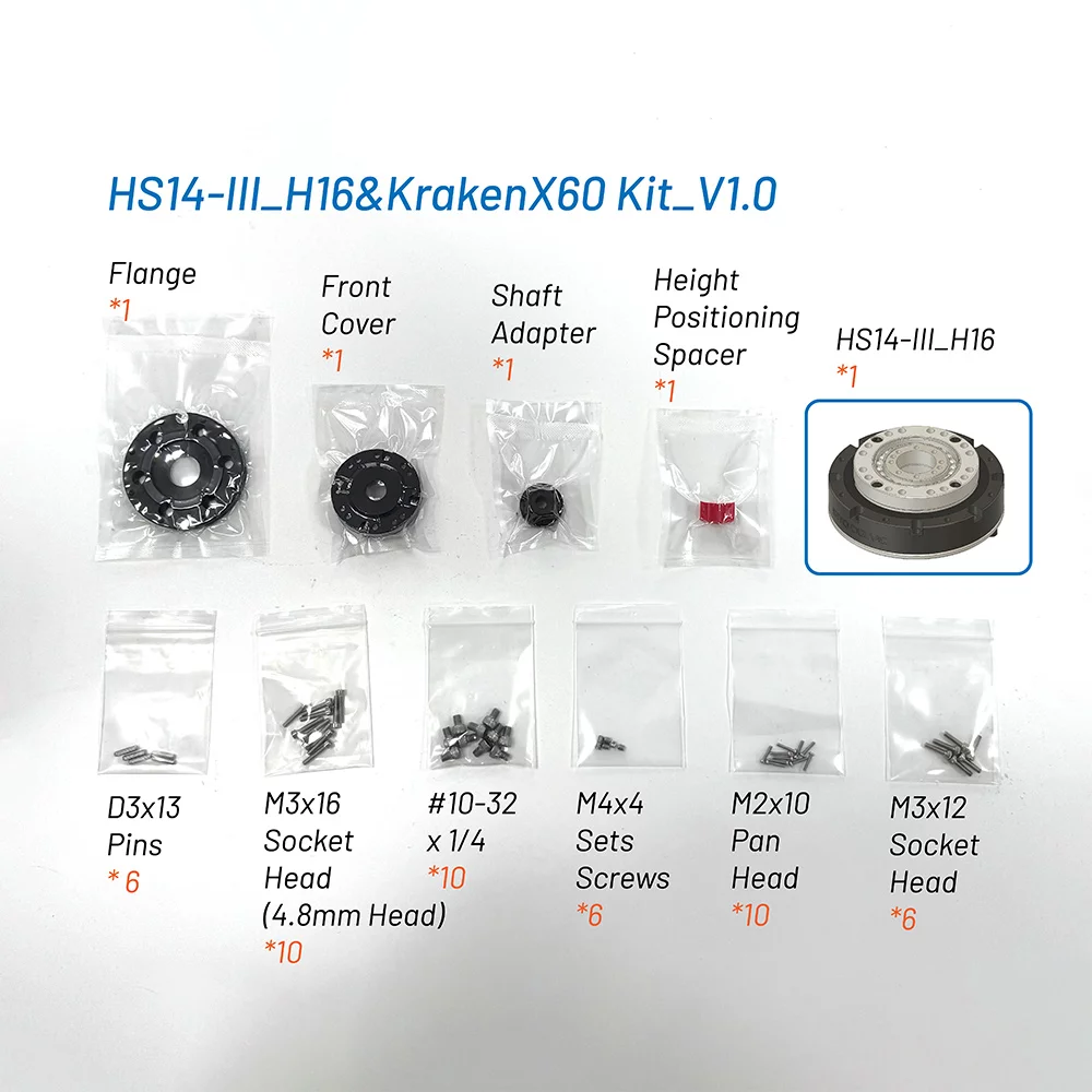 HS14-III_H16&KrakenX60 Assembly Kits